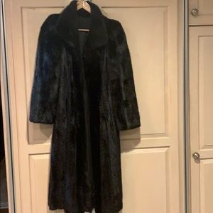 MINK FUR COAT LONG real fur